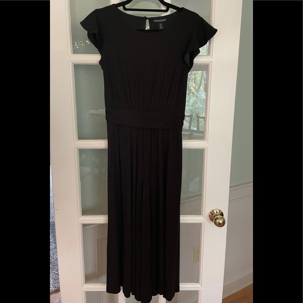 Cynthia Rowley Black Wide Leg Romper 🤩 - Size Small